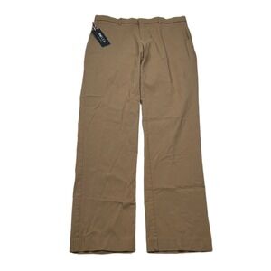 Tommy Hilfiger Performance Twill Pants‎ Mens 34x32 Tan Flex Modern-Fit NEW